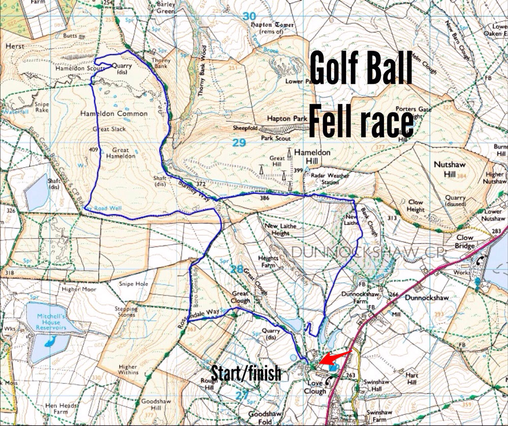 Golf Ball map
